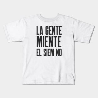 Ciberseguridad La Gente Miente El SIEM No Kids T-Shirt